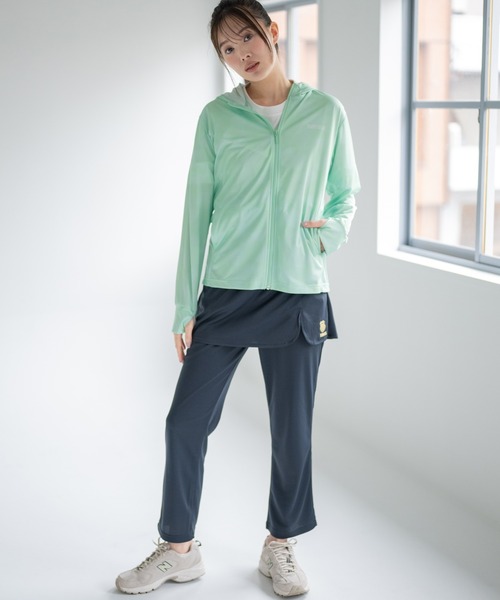K-SWISS(ケースイス)の「【K-SWISS/ケースイス】ぼかし柄UVパーカー(パーカー・レディース・ネイビー/サックスブルー/グリーン系その他/ライトピンク・MEDIUM/LARGE/X-LARGE)」の9枚目の写真