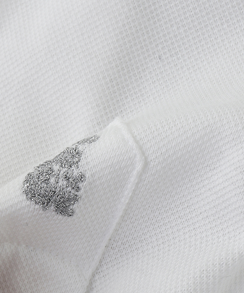 GUY ROVER(ギローバー)の「GUY ROVER (ギローバー) Melange Jersey Cutaway Shirts(シャツ/ブラウス・メンズ・ホワイト/ブラウン/ダークブルー・SMALL/MEDIUM/LARGE)」の6枚目の写真