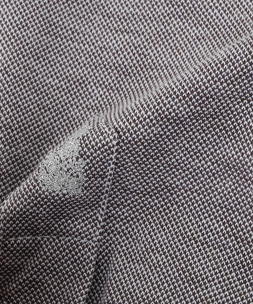 GUY ROVER(ギローバー)の「GUY ROVER (ギローバー) Melange Jersey Cutaway Shirts(シャツ/ブラウス・メンズ・ホワイト/ブラウン/ダークブルー・SMALL/MEDIUM/LARGE)」の5枚目の写真