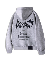 OG ESSENTIALS オーバーサイズ クロップド ジップアップパーカー YHZ-202