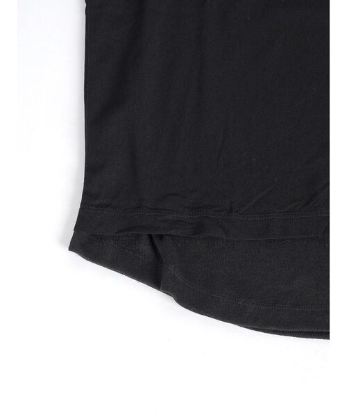 :ETHROF（イーサオブ）の「SHEER LAYERED LIKE TOPS（Tシャツ/カットソー・レディース・オフホワイト/ブラック・FREE）」の9枚目の写真