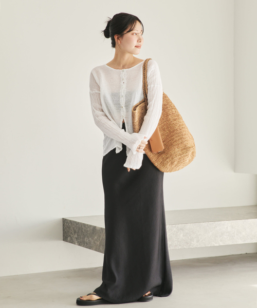 Plage LES ATELIERS FRANCAIS ブラウス WEB限定追加》LES ATELIERS FRANCAIS DE CONFECTION 別注 T-ブラウス