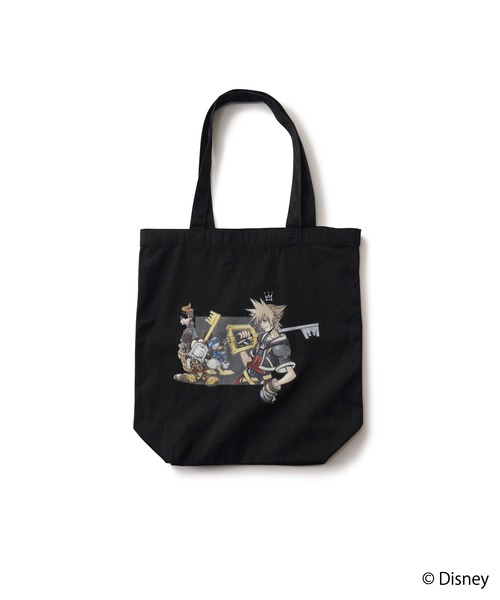 Subciety（サブサエティ）の「KINGDOM HEARTS / tote bag（トートバッグ・メンズ・ブラック/ホワイト・FREE）」の2枚目の写真