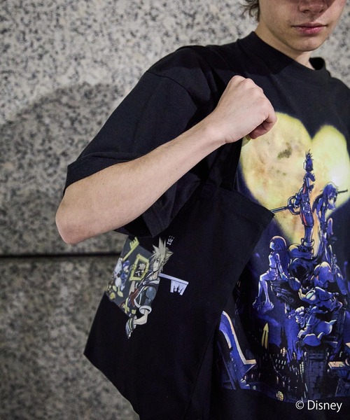 Subciety（サブサエティ）の「KINGDOM HEARTS / tote bag（トートバッグ・メンズ・ブラック/ホワイト・FREE）」の5枚目の写真