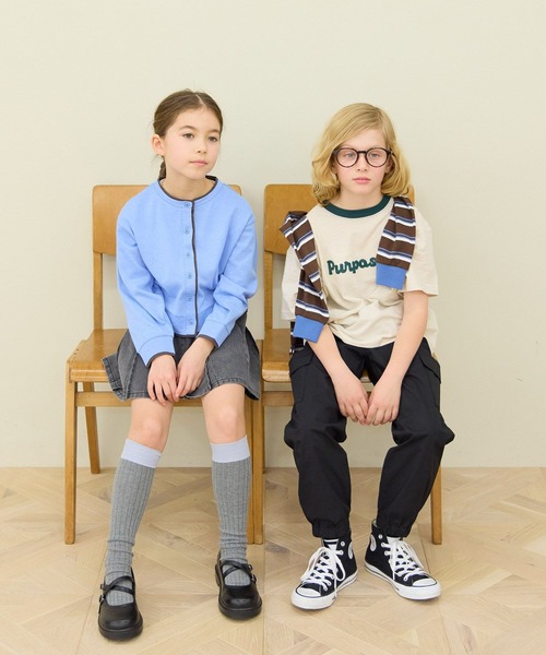 GLOBAL WORK(グローバルワーク)の「スラブ刺繍半袖T/665701(Tシャツ/カットソー・キッズ・ブラック/グレー/ボルドー・160cm/140cm/130cm/150cm)」の15枚目の写真