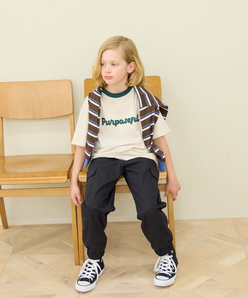 GLOBAL WORK(グローバルワーク)の「スラブ刺繍半袖T/665701(Tシャツ/カットソー・キッズ・ブラック/グレー/ボルドー・160cm/140cm/130cm/150cm)」の18枚目の写真