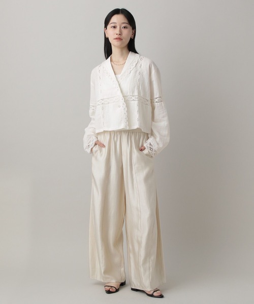 A part by（アパートバイ）の「バテンレースシャツ（シャツ/ブラウス・レディース・オフホワイト・FREE）」の2枚目の写真