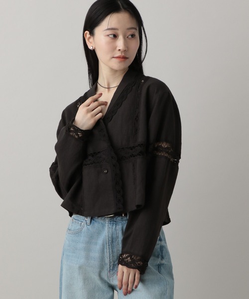 A part by（アパートバイ）の「バテンレースシャツ（シャツ/ブラウス・レディース・オフホワイト・FREE）」の13枚目の写真