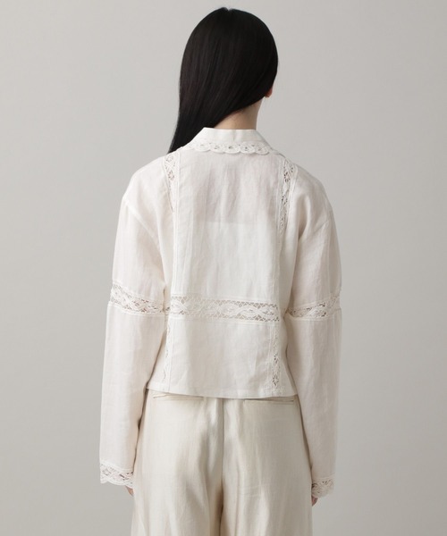A part by（アパートバイ）の「バテンレースシャツ（シャツ/ブラウス・レディース・オフホワイト・FREE）」の17枚目の写真