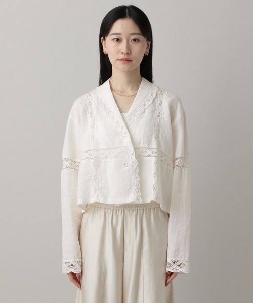 A part by（アパートバイ）の「バテンレースシャツ（シャツ/ブラウス・レディース・オフホワイト・FREE）」の15枚目の写真