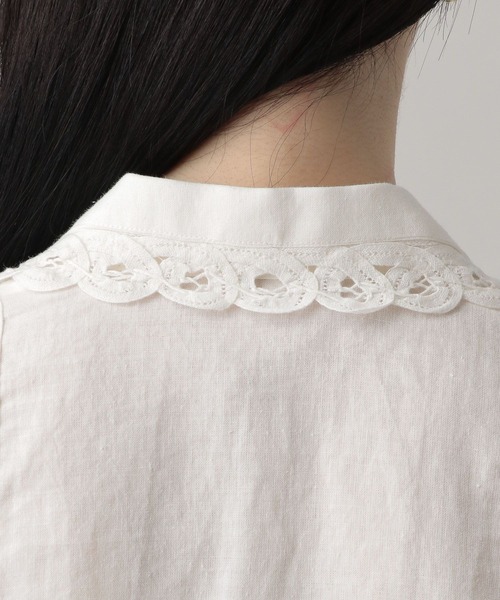 A part by（アパートバイ）の「バテンレースシャツ（シャツ/ブラウス・レディース・オフホワイト・FREE）」の20枚目の写真