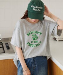 【Enlude】アニマルカレッジロゴTシャツ《ユニセックス》