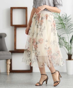 UND SCAN FLOWER SKIRT（スカート）｜Ameri（アメリ）のファッション