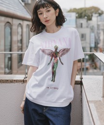 GOOD ROCK SPEED/グッドロックスピード NIRVANA In Utero ニルバーナ プリント クルーネックTシャツ 秋 秋服 2026年秋冬