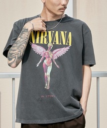 GOOD ROCK SPEED/グッドロックスピード NIRVANA In Utero ニルバーナ プリント クルーネックTシャツ 秋 秋服 2026年秋冬