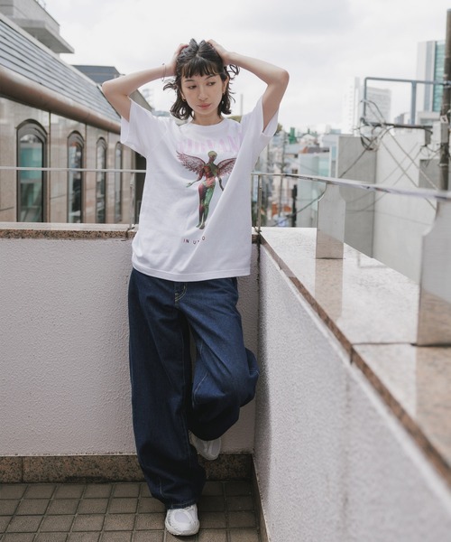 GOOD ROCK SPEED(グッドロックスピード)の「GOOD ROCK SPEED/グッドロックスピード NIRVANA In Utero ニルバーナ プリント クルーネックTシャツ 秋 秋服 2026年秋冬(Tシャツ/カットソー・メンズ・ホワイト/チャコールグレー・M/L/XL)」の8枚目の写真