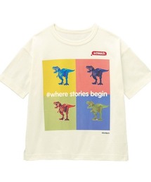 リアル恐竜プリント半袖Ｔシャツ
