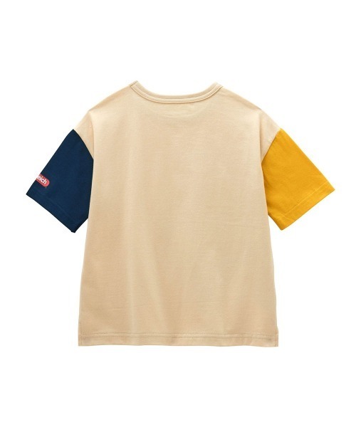 Belle Maison(ベルメゾン)の「リアル恐竜プリント半袖Tシャツ(Tシャツ/カットソー・キッズ・スミクロ/ライトベージュ/オフホワイト・100/110/120/130)」の5枚目の写真