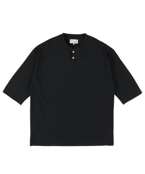 The DUFFER of ST.GEORGE（ザダファーオブセントジョージ）の「「AIR FLEX」RANDOM RIB KNIT 3/4 SLEEVE TEE ：高収縮機能素材「エアフレックス」ランダムリブ 7分袖Tシャツ / 高機能 / ストレッチ / UVカット / ドライタッチ / アンチピリング（Tシャツ/カットソー・メンズ・チャコールグレー/ブラック/ホワイト・X-LARGE/LARGE/MEDIUM/SMALL）」の13枚目の写真