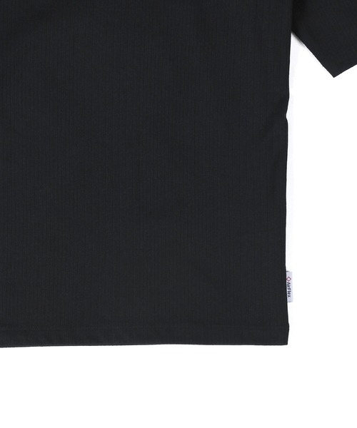 The DUFFER of ST.GEORGE（ザダファーオブセントジョージ）の「「AIR FLEX」RANDOM RIB KNIT 3/4 SLEEVE TEE ：高収縮機能素材「エアフレックス」ランダムリブ 7分袖Tシャツ / 高機能 / ストレッチ / UVカット / ドライタッチ / アンチピリング（Tシャツ/カットソー・メンズ・チャコールグレー/ブラック/ホワイト・X-LARGE/LARGE/MEDIUM/SMALL）」の18枚目の写真