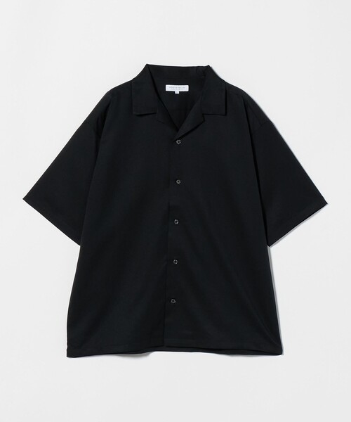 A DAY IN THE LIFE UNITED ARROWS(アデイインザライフユナイテッドアローズ)の「クールファイバー ツイル オープンカラーシャツ-吸水速乾-<A DAY IN THE LIFE>(シャツ/ブラウス・メンズ・コバルトブルー/ダークグリーン/ブラック/ネイビー・M/L/S/XL)」の2枚目の写真