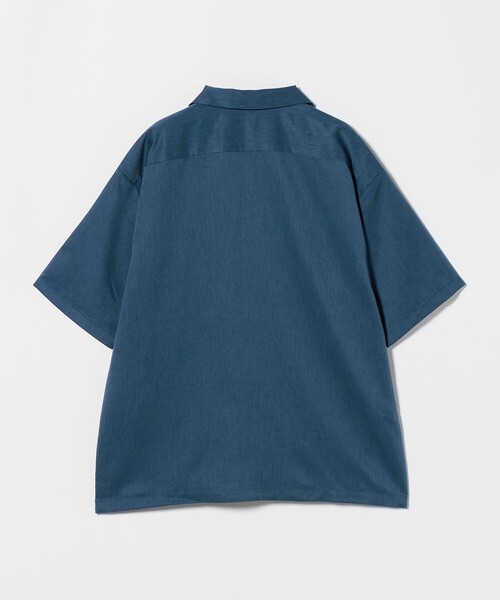 A DAY IN THE LIFE UNITED ARROWS(アデイインザライフユナイテッドアローズ)の「クールファイバー ツイル オープンカラーシャツ-吸水速乾-<A DAY IN THE LIFE>(シャツ/ブラウス・メンズ・コバルトブルー/ダークグリーン/ブラック/ネイビー・M/L/S/XL)」の14枚目の写真