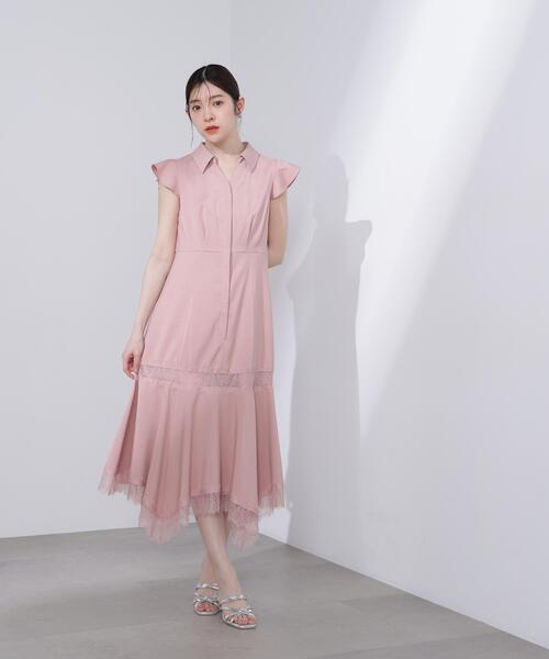 PROPORTION BODY DRESSING(プロポーションボディドレッシング)の「<L>レーストリムシャツワンピース / 1216140417(ワンピース・レディース・ブラック/ピンク・MEDIUM/P/S/SMALL)」の11枚目の写真
