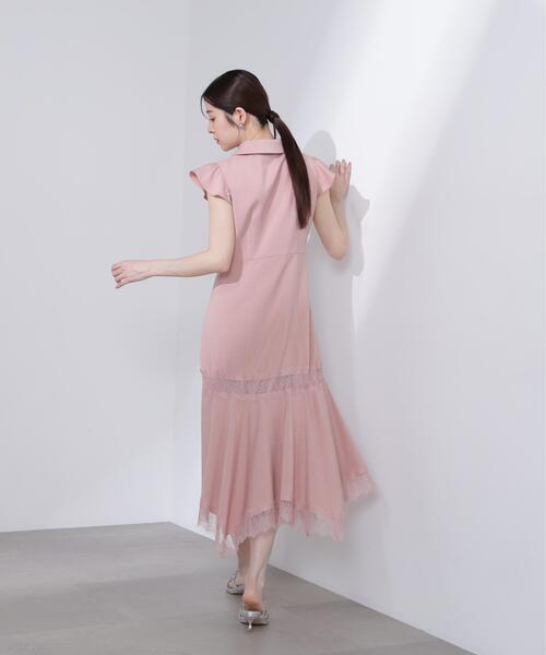 PROPORTION BODY DRESSING(プロポーションボディドレッシング)の「<L>レーストリムシャツワンピース / 1216140417(ワンピース・レディース・ブラック/ピンク・MEDIUM/P/S/SMALL)」の13枚目の写真