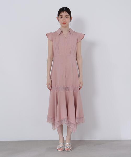 PROPORTION BODY DRESSING(プロポーションボディドレッシング)の「<L>レーストリムシャツワンピース / 1216140417(ワンピース・レディース・ブラック/ピンク・MEDIUM/P/S/SMALL)」の14枚目の写真