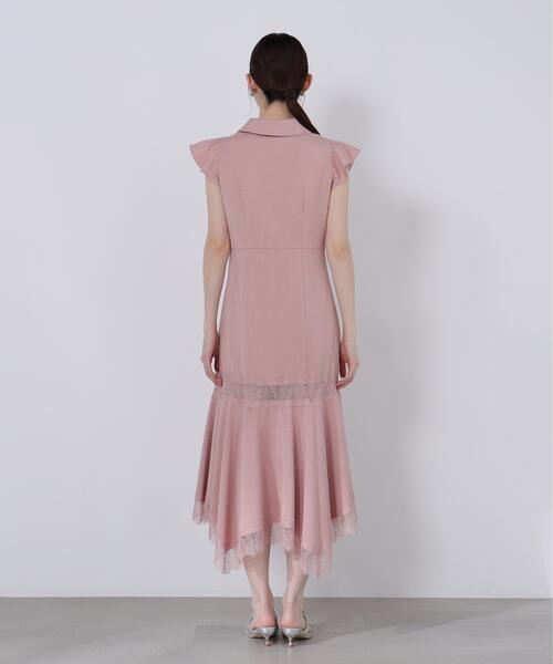 PROPORTION BODY DRESSING(プロポーションボディドレッシング)の「<L>レーストリムシャツワンピース / 1216140417(ワンピース・レディース・ブラック/ピンク・MEDIUM/P/S/SMALL)」の16枚目の写真