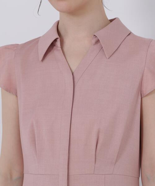 PROPORTION BODY DRESSING(プロポーションボディドレッシング)の「<L>レーストリムシャツワンピース / 1216140417(ワンピース・レディース・ブラック/ピンク・MEDIUM/P/S/SMALL)」の17枚目の写真