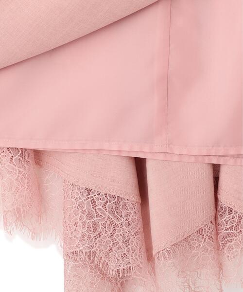 PROPORTION BODY DRESSING(プロポーションボディドレッシング)の「<L>レーストリムシャツワンピース / 1216140417(ワンピース・レディース・ブラック/ピンク・MEDIUM/P/S/SMALL)」の21枚目の写真