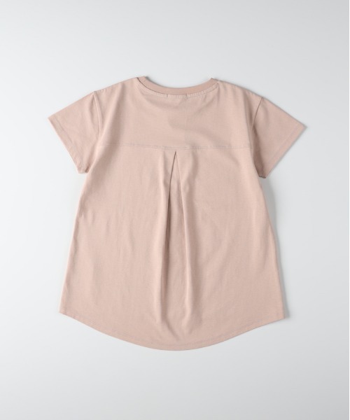 Right-on(ライトオン)の「VIVIAN BLUE(ヴィヴィアンブルー)ネックプリントバックタックTシャツ(Tシャツ/カットソー・キッズ・オフホワイト/オレンジ/ダークグレー・120/130/140/150/160/110)」の9枚目の写真