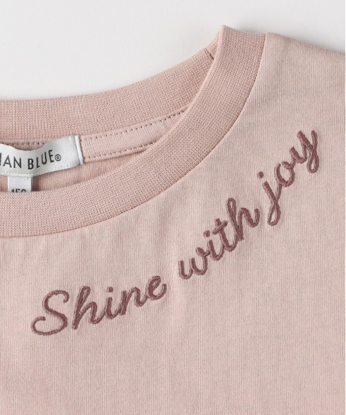 Right-on(ライトオン)の「VIVIAN BLUE(ヴィヴィアンブルー)ネックプリントバックタックTシャツ(Tシャツ/カットソー・キッズ・オフホワイト/オレンジ/ダークグレー・120/130/140/150/160/110)」の7枚目の写真