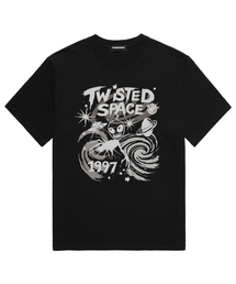 TWIST SPACE 半袖Tシャツ (VS0226) ブラック