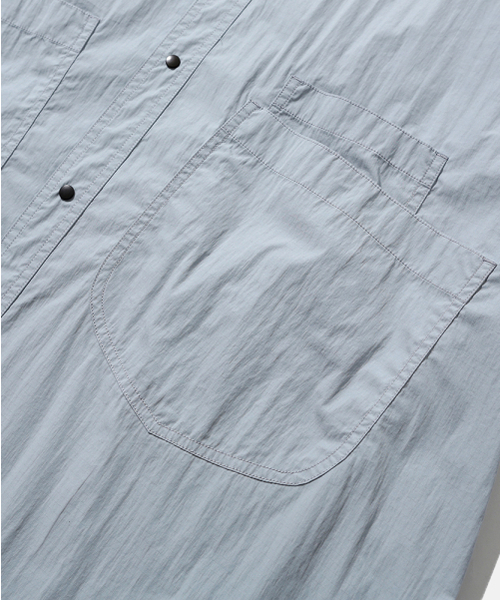 MOIF（モイフ）の「[SS26] UTILITY DEPOT H/S SHIRT / SKY BLUE（シャツ/ブラウス・メンズ・その他・1(S)/2(M)/3(L)）」の8枚目の写真
