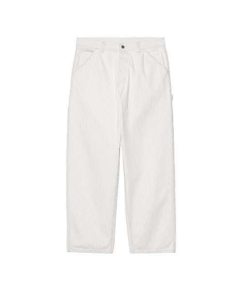 Carhartt WIP(カーハートダブリューアイピー)の「Carhartt WIP MERCER SINGLE KNEE PANT(カーハートワークインプログレス マーサーシングルニーパンツ)(デニムパンツ・メンズ・ホワイト系・X-SMALL/X-LARGE/LARGE/MEDIUM/SMALL)」の3枚目の写真