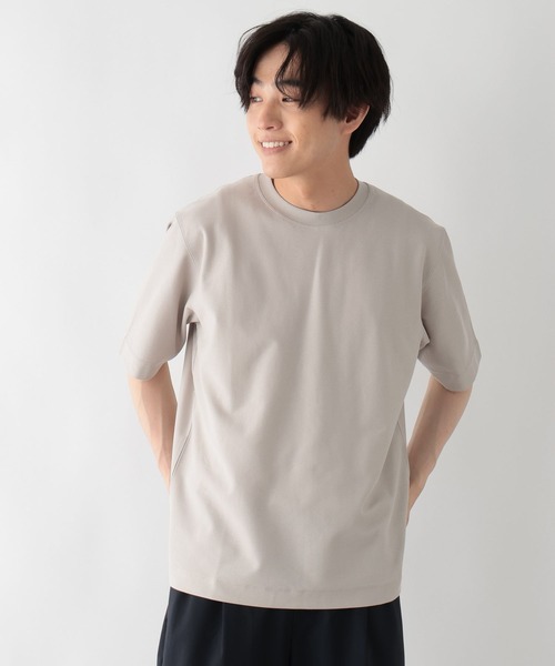 GLOBAL WORK（グローバルワーク）の「リッチクリーンTシャツ/ツイル/663966（Tシャツ/カットソー・メンズ・ライトベージュ/ネイビー/ホワイト・X-LARGE/SMALL/LARGE/MEDIUM）」の14枚目の写真