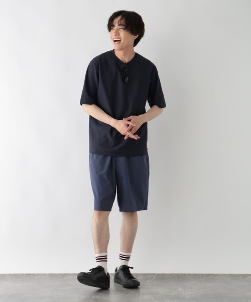 GLOBAL WORK（グローバルワーク）の「リッチクリーンTシャツ/ツイル/663966（Tシャツ/カットソー・メンズ・ライトベージュ/ネイビー/ホワイト・X-LARGE/SMALL/LARGE/MEDIUM）」の18枚目の写真