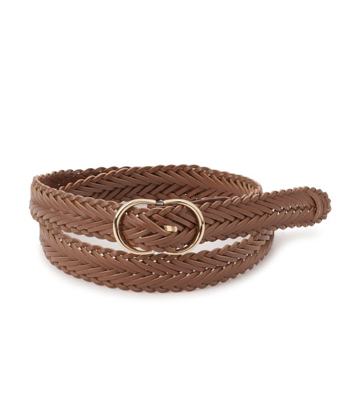 ROPE' PICNIC(ロペピクニック)の「22mmボンデッドレザーファイバーメッシュベルト(ベルト・レディース・ブラック/ブラウン/キナリ・FREE)」の8枚目の写真
