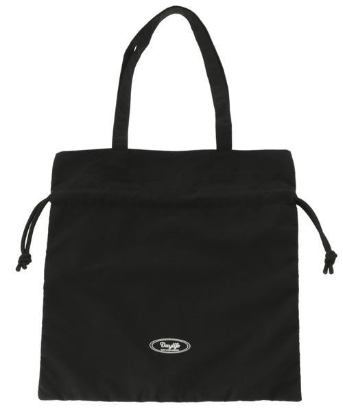 DAYLIFE(デイライフ)の「【DAYLIFE/デイライフ】 DRAWSTRING TOTE(トートバッグ・レディース・ピンク/ベージュ/ブラック/パープル・FREE)」の7枚目の写真