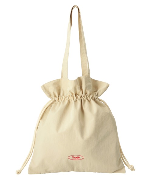 DAYLIFE(デイライフ)の「【DAYLIFE/デイライフ】 DRAWSTRING TOTE(トートバッグ・レディース・ピンク/ベージュ/ブラック/パープル・FREE)」の16枚目の写真