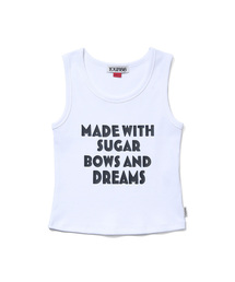 YOUHEE（ユヒ）の「[3COLORS] TYPOGRAPHIC SLEEVELESS（Tシャツ/カットソー）」