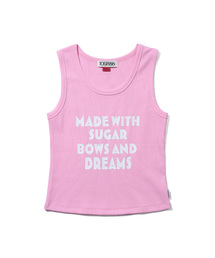 [3COLORS] TYPOGRAPHIC SLEEVELESS