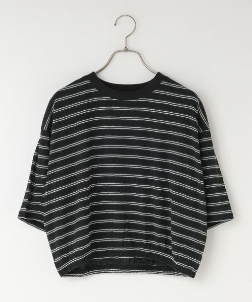 LOWRYS FARM(ローリーズファーム)の「シアーボーダープルオーバーSS 710310(Tシャツ/カットソー・レディース・ブラウン/ホワイト/ブラック・FREE)」の14枚目の写真