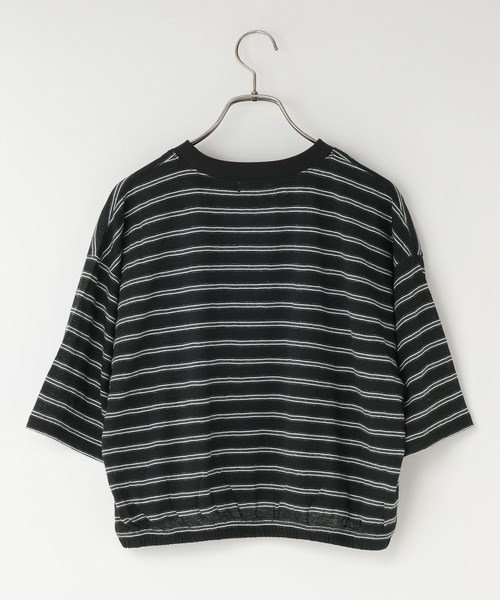 LOWRYS FARM(ローリーズファーム)の「シアーボーダープルオーバーSS 710310(Tシャツ/カットソー・レディース・ブラウン/ホワイト/ブラック・FREE)」の15枚目の写真