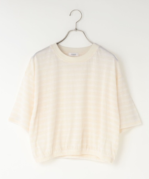 LOWRYS FARM(ローリーズファーム)の「シアーボーダープルオーバーSS 710310(Tシャツ/カットソー・レディース・ブラウン/ホワイト/ブラック・FREE)」の21枚目の写真