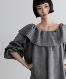 LOWRYS FARM | ２ＷＡＹチェックミニワンピース　664962(ワンピース)