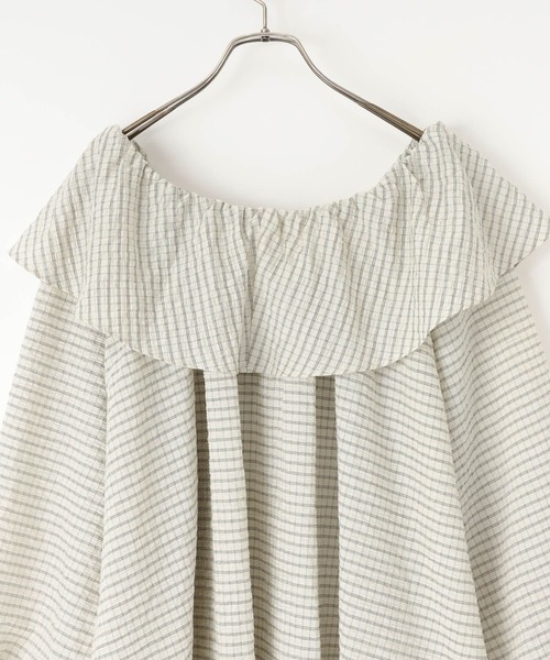 LOWRYS FARM(ローリーズファーム)の「2WAYチェックミニワンピース 664962(ワンピース・レディース・チャコールグレー/ブラウン/アイボリー・FREE)」の22枚目の写真