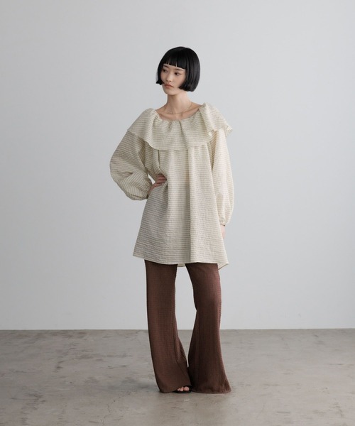 LOWRYS FARM(ローリーズファーム)の「2WAYチェックミニワンピース 664962(ワンピース・レディース・チャコールグレー/ブラウン/アイボリー・FREE)」の16枚目の写真